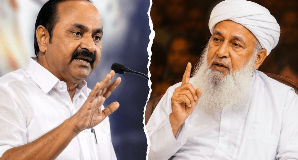 kanthapuram-vdsatheesan സ്ത്രീകളെ വീടിനുള്ളിൽ ഒതുക്കാനുള്ള നിലപാട് പുരോഗമന കേരളത്തിന് അംഗീകരിക്കാനാകില്ല; കാന്തപുരത്തിനെതിരെ വി.ഡി. സതീശൻ