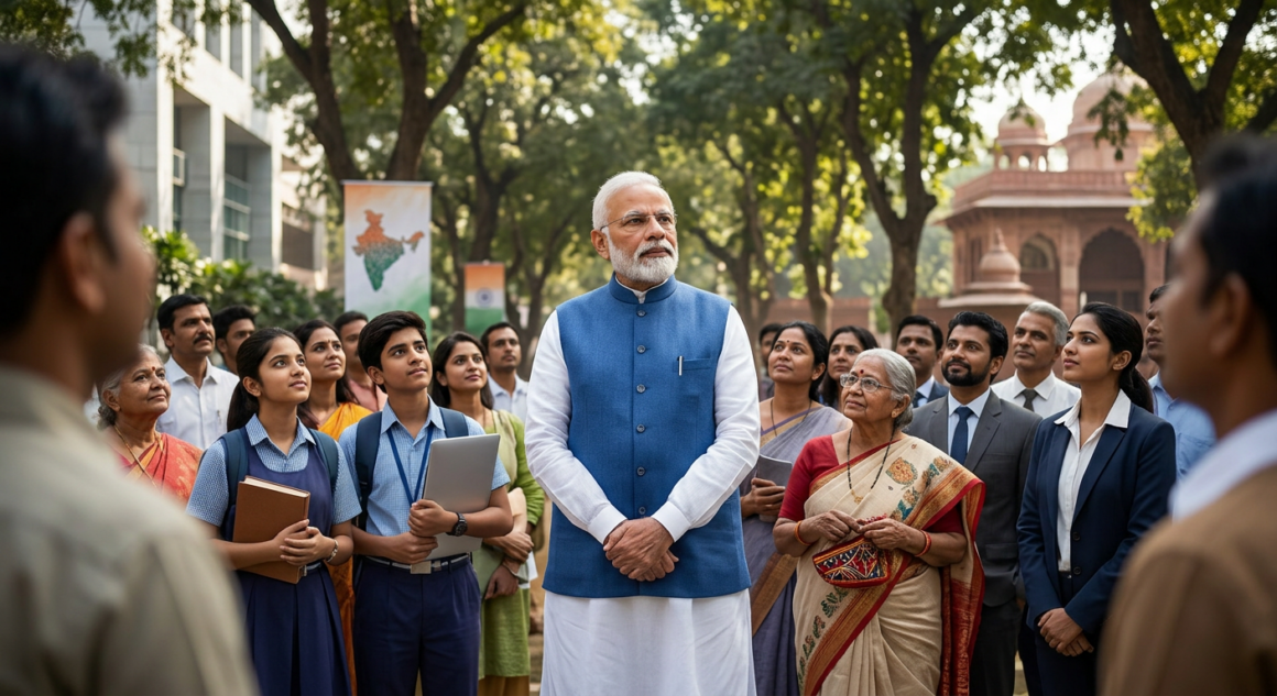 modi മോദിക്ക് 76ാം പിറന്നാൾ; പുതിയ തലമുറയുടെ അവസരങ്ങളെക്കുറിച്ചും ചർച്ച