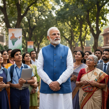 modi മോദിക്ക് 76ാം പിറന്നാൾ; പുതിയ തലമുറയുടെ അവസരങ്ങളെക്കുറിച്ചും ചർച്ച