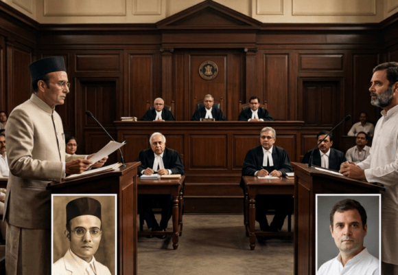 സവർക്കറെ മുസ്‌ലിം വിരോധിയായി ചിത്രീകരിച്ചിട്ടില്ലെന്ന് അവകാശവാദം; രാഹുൽ ഗാന്ധിക്കെതിരായ കേസിൽ നിർണായക മൊഴിയുമായി സത്യകി